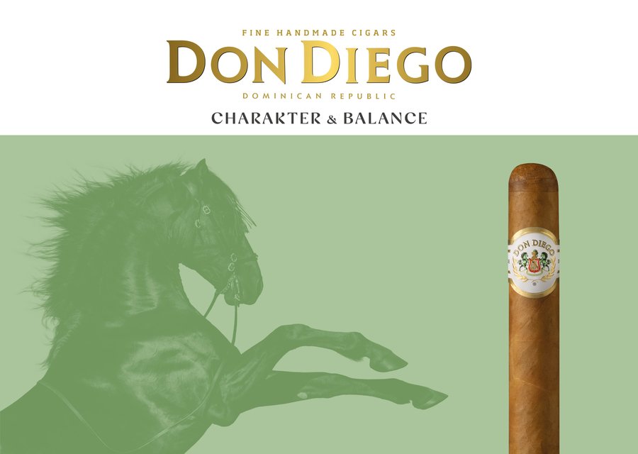 Don Diego Zigarre schwarzes Pferd