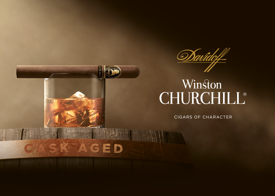 Davidoff Winston Churchill Late Hour Zigarre Whisky Cask Aged