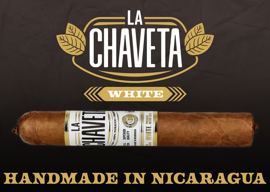 Neue La Chaveta White Zigarre im Toro-Format.