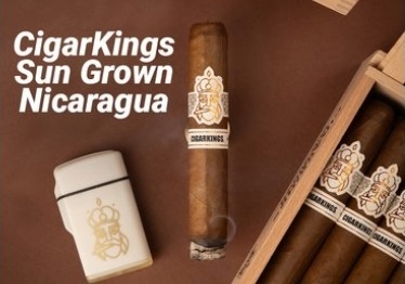 Cigarkings Sungrown brennende Zigarre