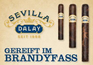 Dalay Sevilla Zigarre gereift im Brandyfass