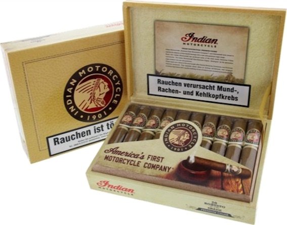 Debonaire Indian Motorcycle Connecticut Shade Cigars Debonaire Indian Motorcycle Connecticut Shade