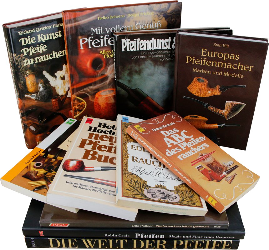 Auswahl gebrauchter Pfeifenbücher bei CIGARWORLD PIPES