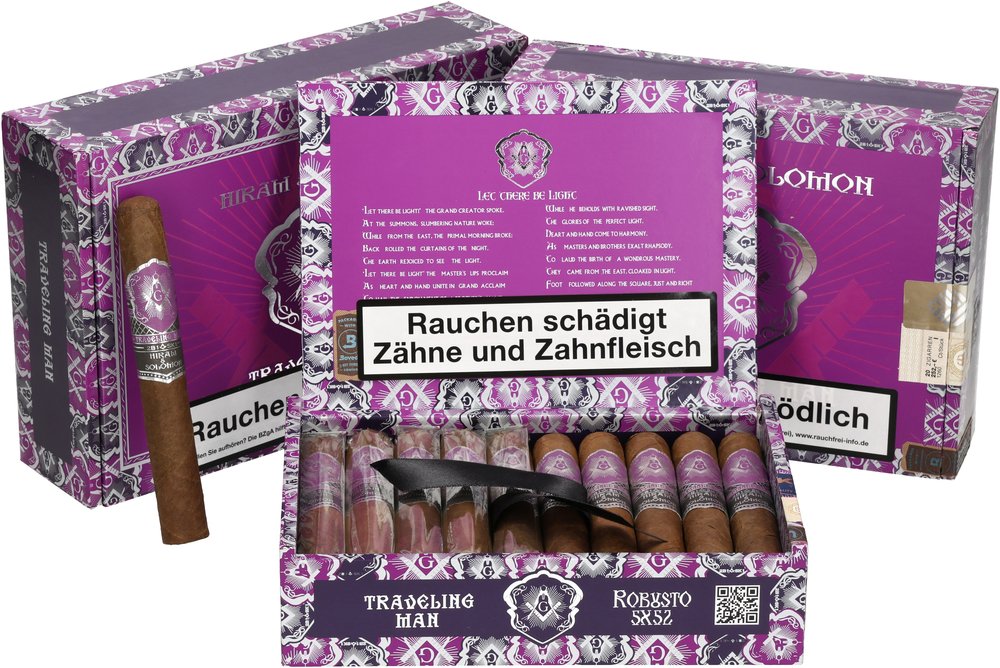 Hiram & Solomon Traveling Man Zigarren
