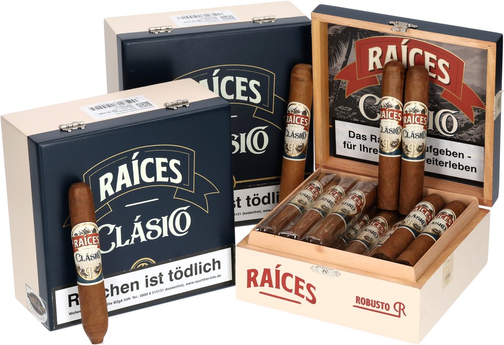 Raices Clasico Zigarren – creamy and mild for newcomers and connoisseurs