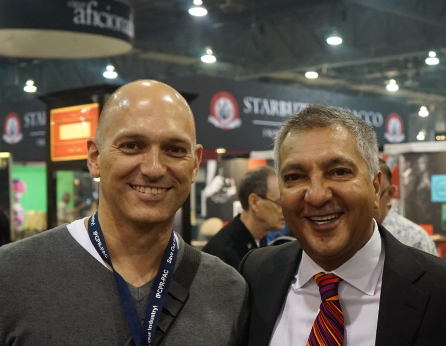Rocky Patel und Marc Benden Rocky Patel und Marc Benden auf der IPCPR-PAC