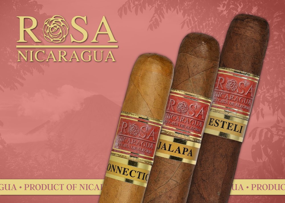 Rosa Nicaragua cigars with new wrappers from Jalapa and Connecticut