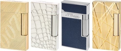 Verschiedene Modelle des S.T. Dupont Ligne 2